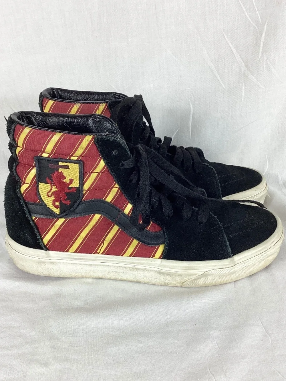 Vans Harry Potter Unisex Suede Shoes Mens Size 4 Womens 5.5 Hightop Black Red